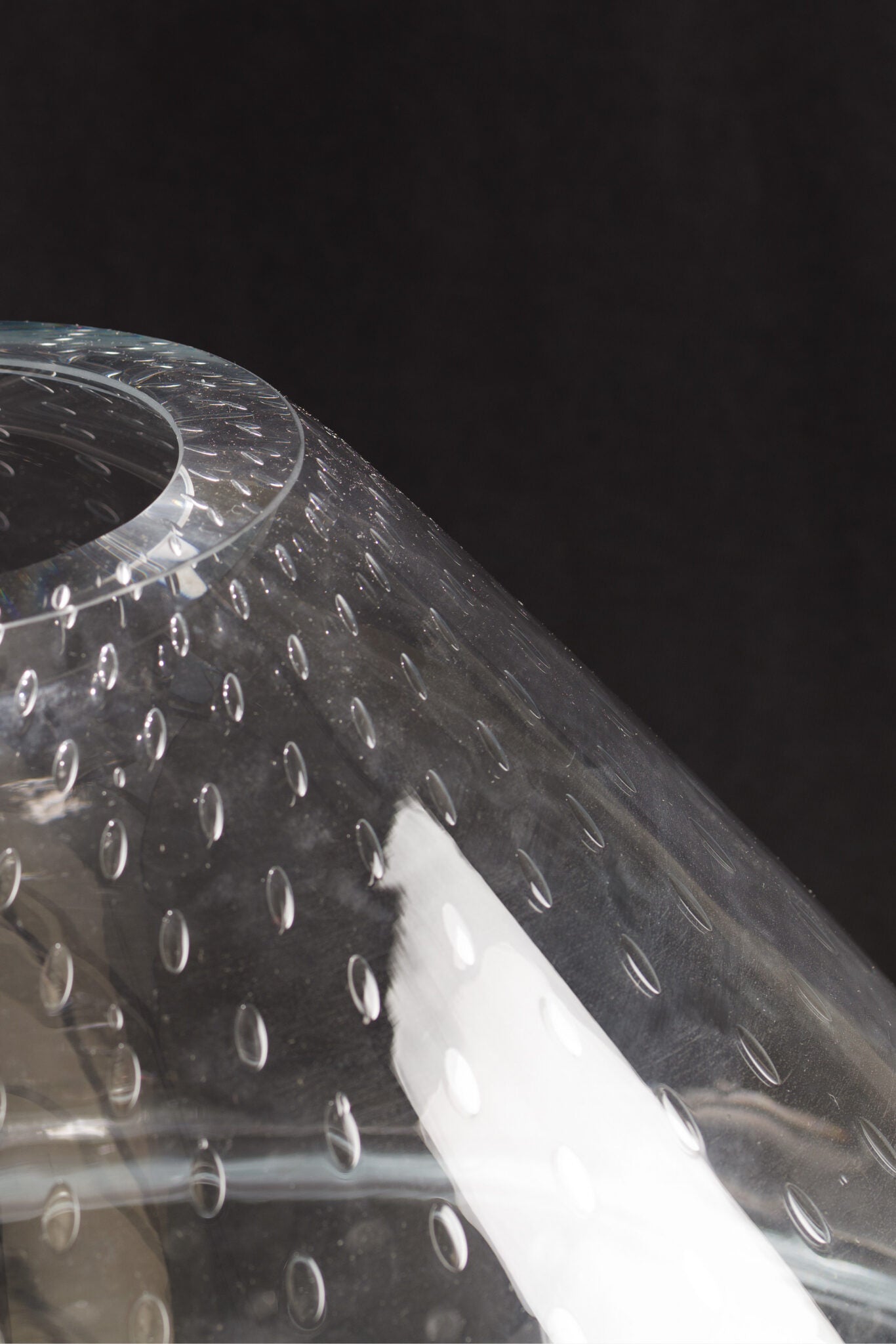 l'Anverre, Sem Schanzer ‘Tupi’ Vase in clear glass