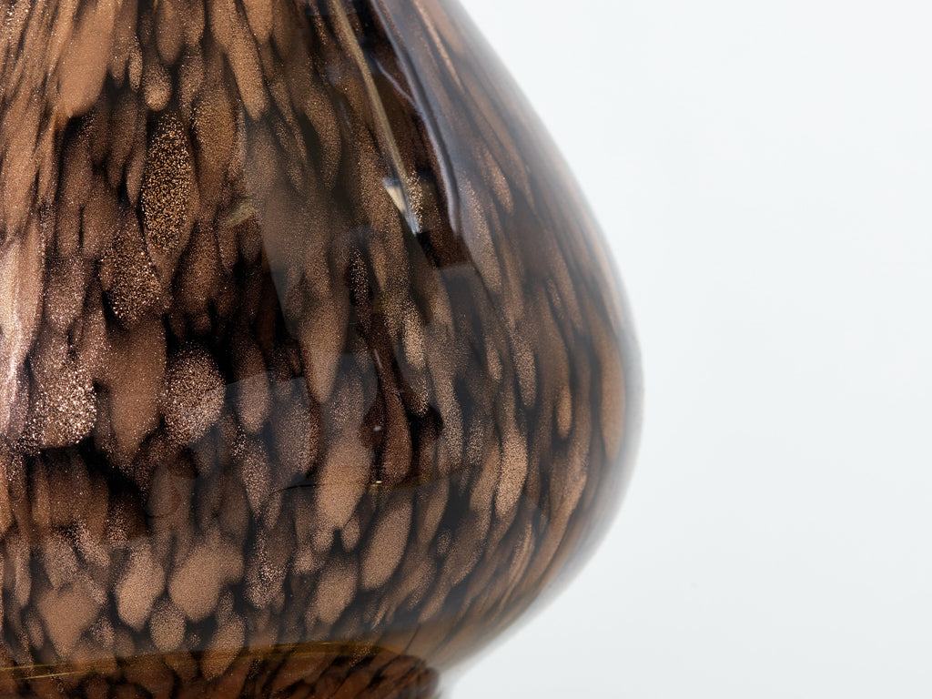 Vincenzo Nason Avventurina Murano glass table lamps 1960s