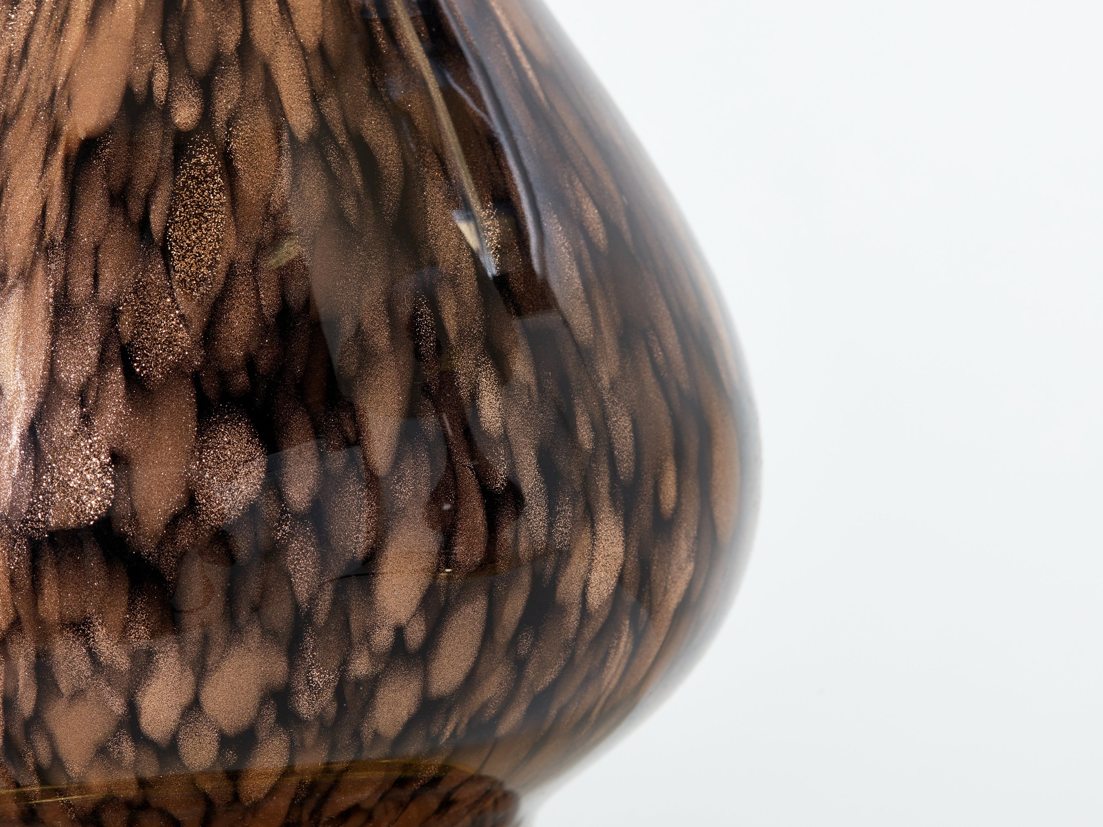 Vincenzo Nason Avventurina Murano glass table lamps 1960s