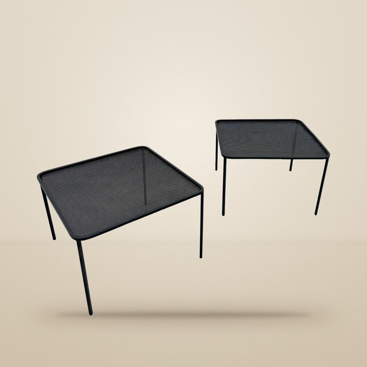 Pair of side tables by Mathieu Matégot