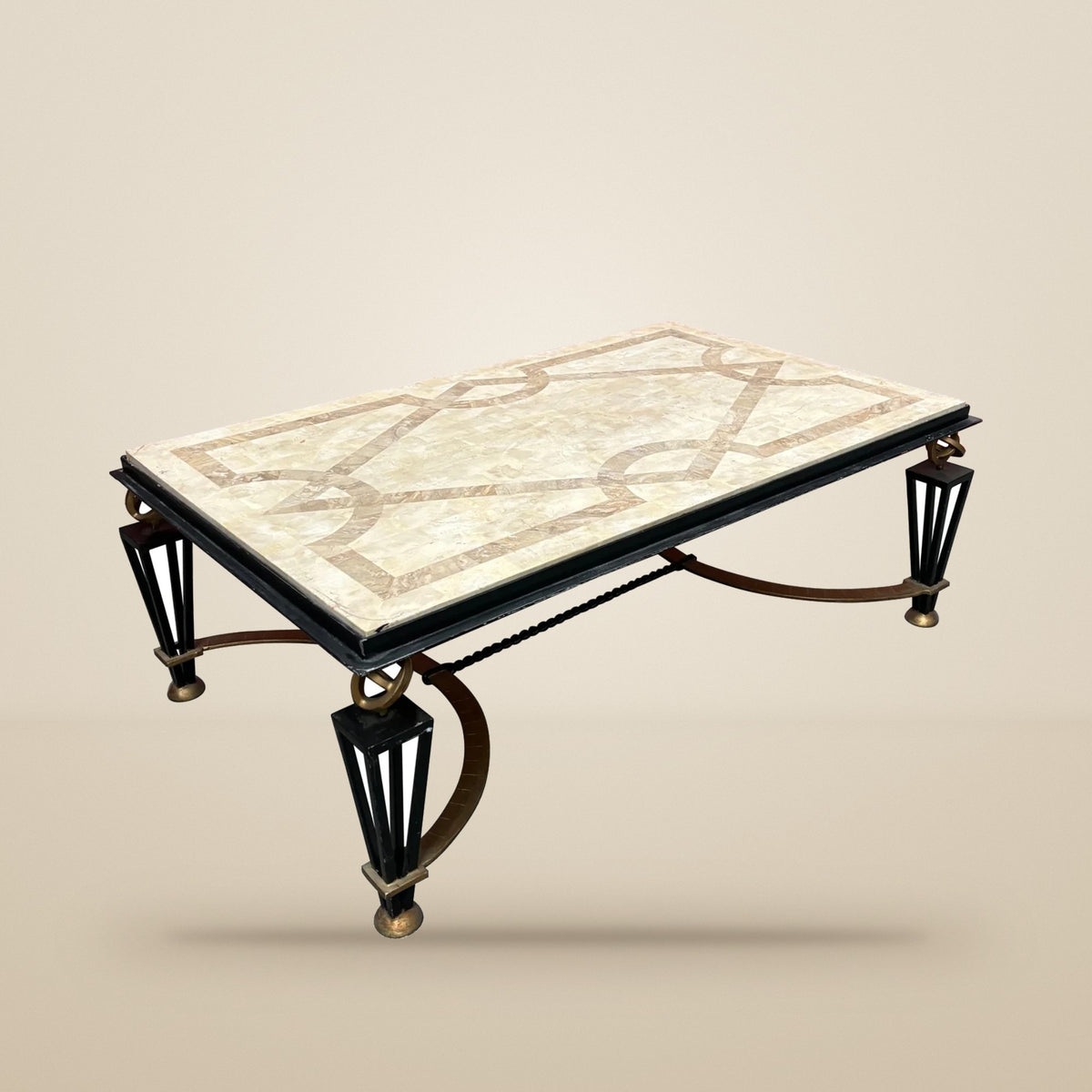 Gilbert Poillerat, Coffee Table in the French 1940s Style