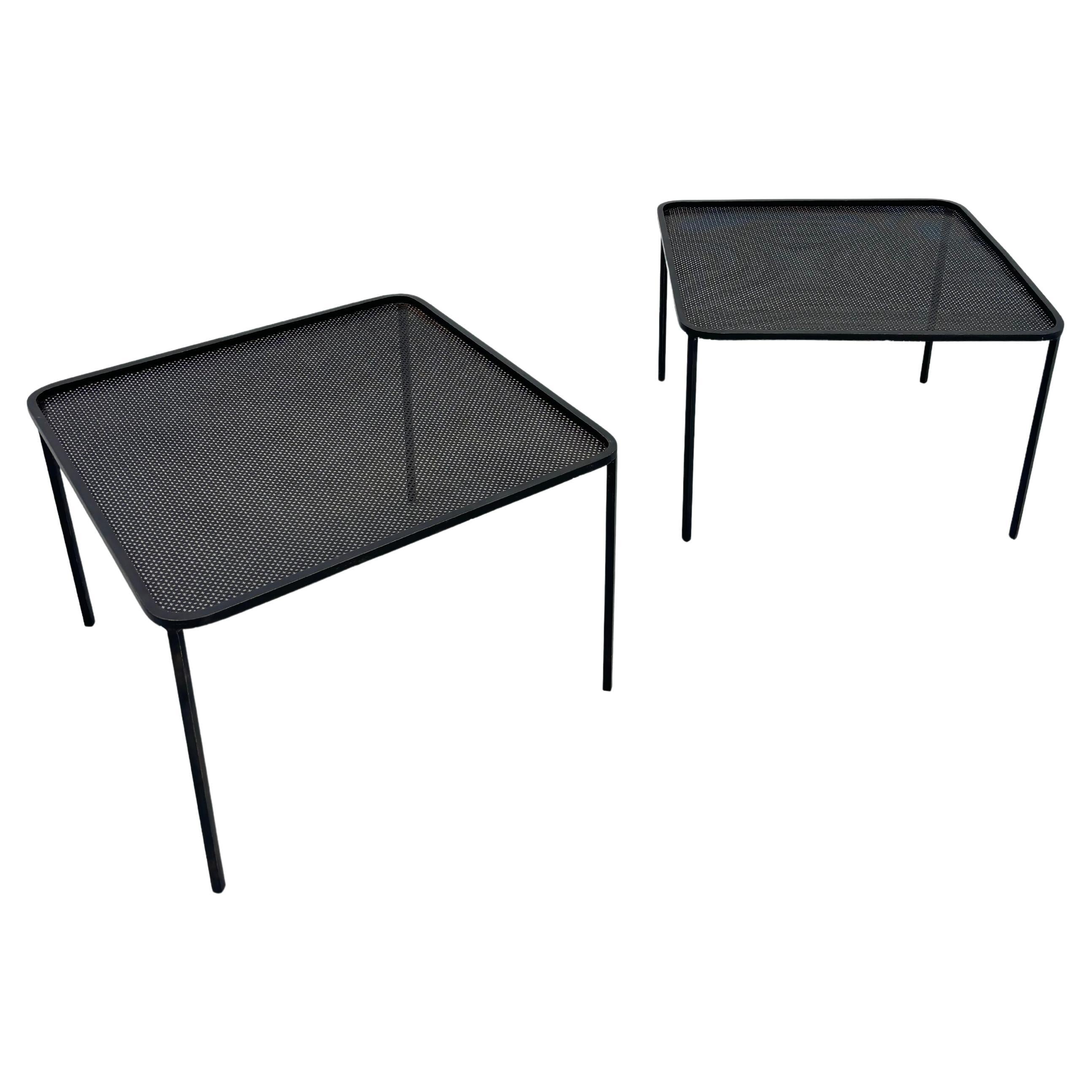 Pair of side tables by Mathieu Matégot