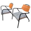 Scarce pair pf armchairs by Raphael Raffel for Anthony universty