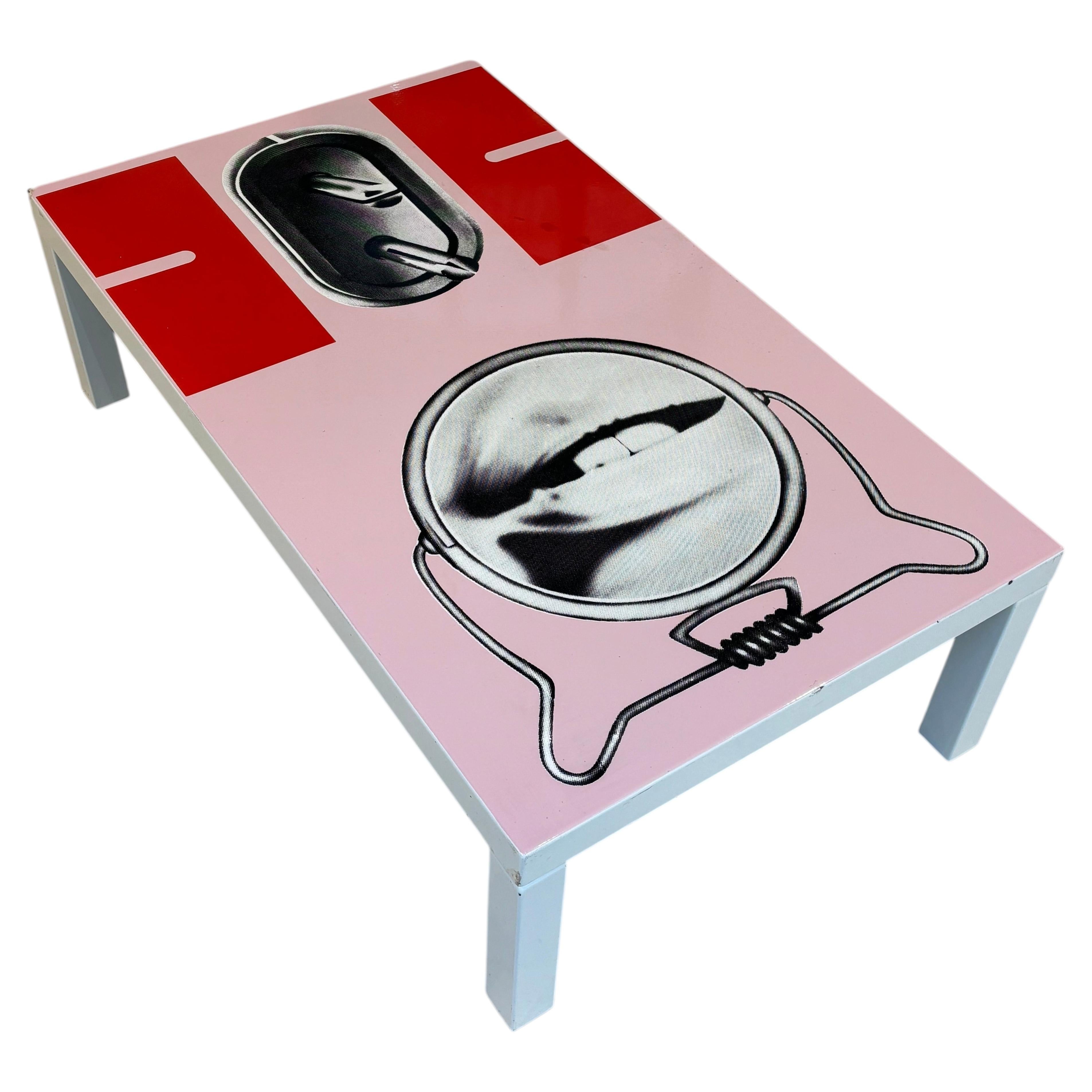 Peter Klasen coffee table for Atelier A edition
