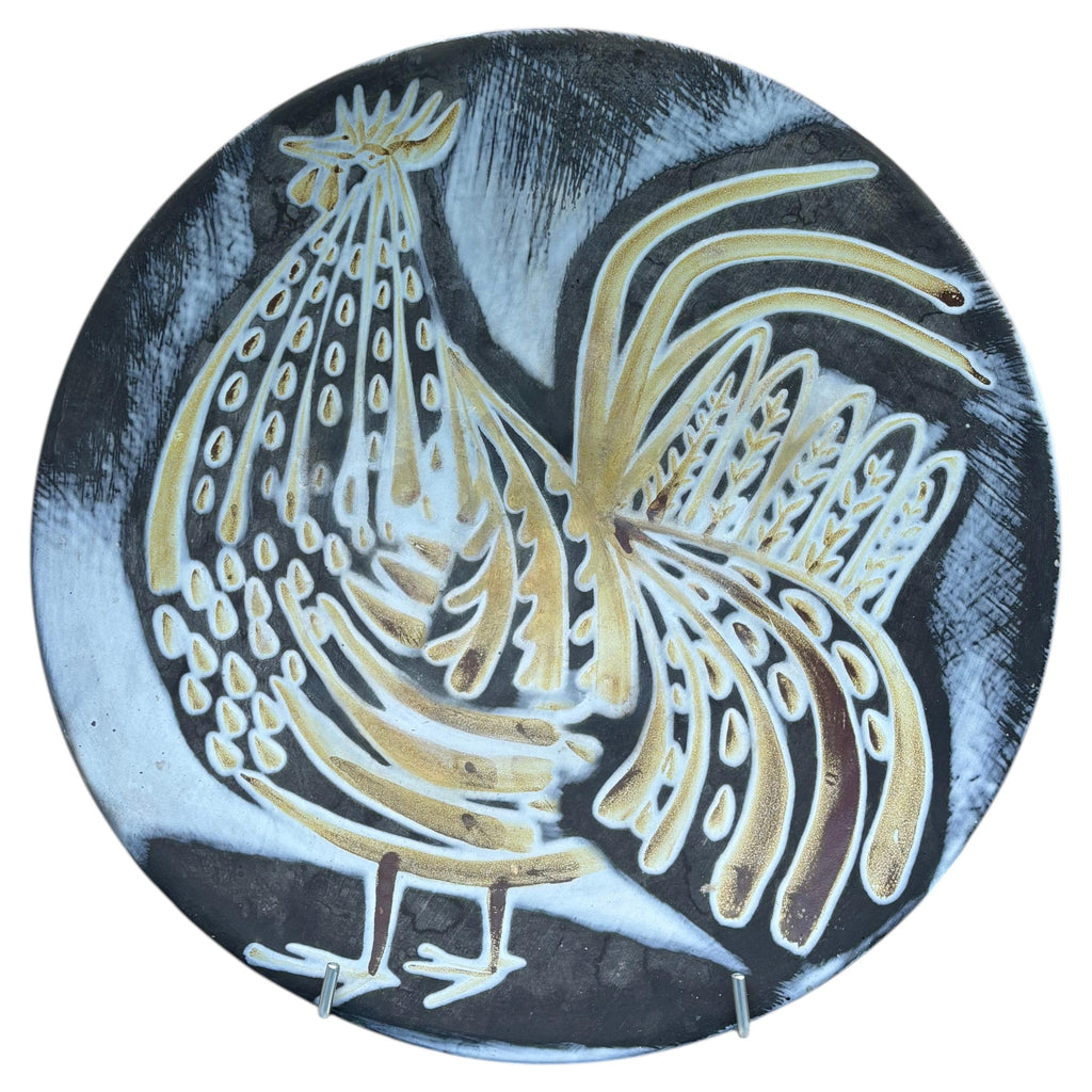 Nice and large plate by Roger Capron
