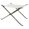 Stool by la maison Charles in stainless steel