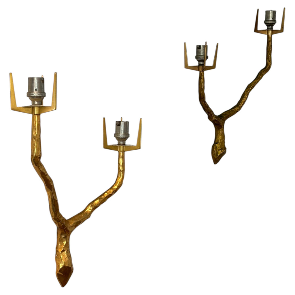 Pair of sconces by Arlus after a drawing by Felix Agostini