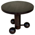 Side table by Charles Dudouyt in oak circa 1950 for la gentilhommière
