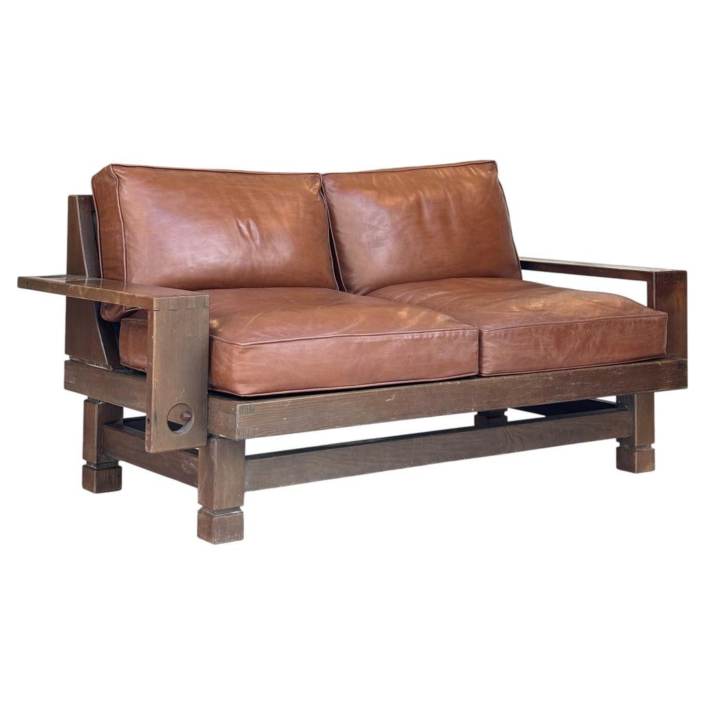 Nice brutalist sofa, circa 1960, France