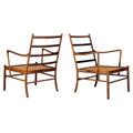 Pair of colonials armchairs by Ole Wanscher