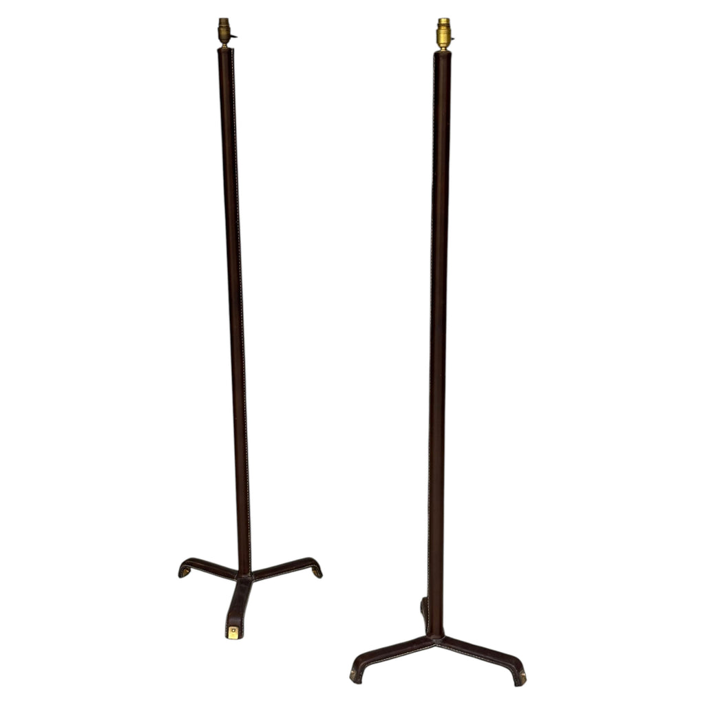 Nice pair of floorlamp by Jacques Adnet