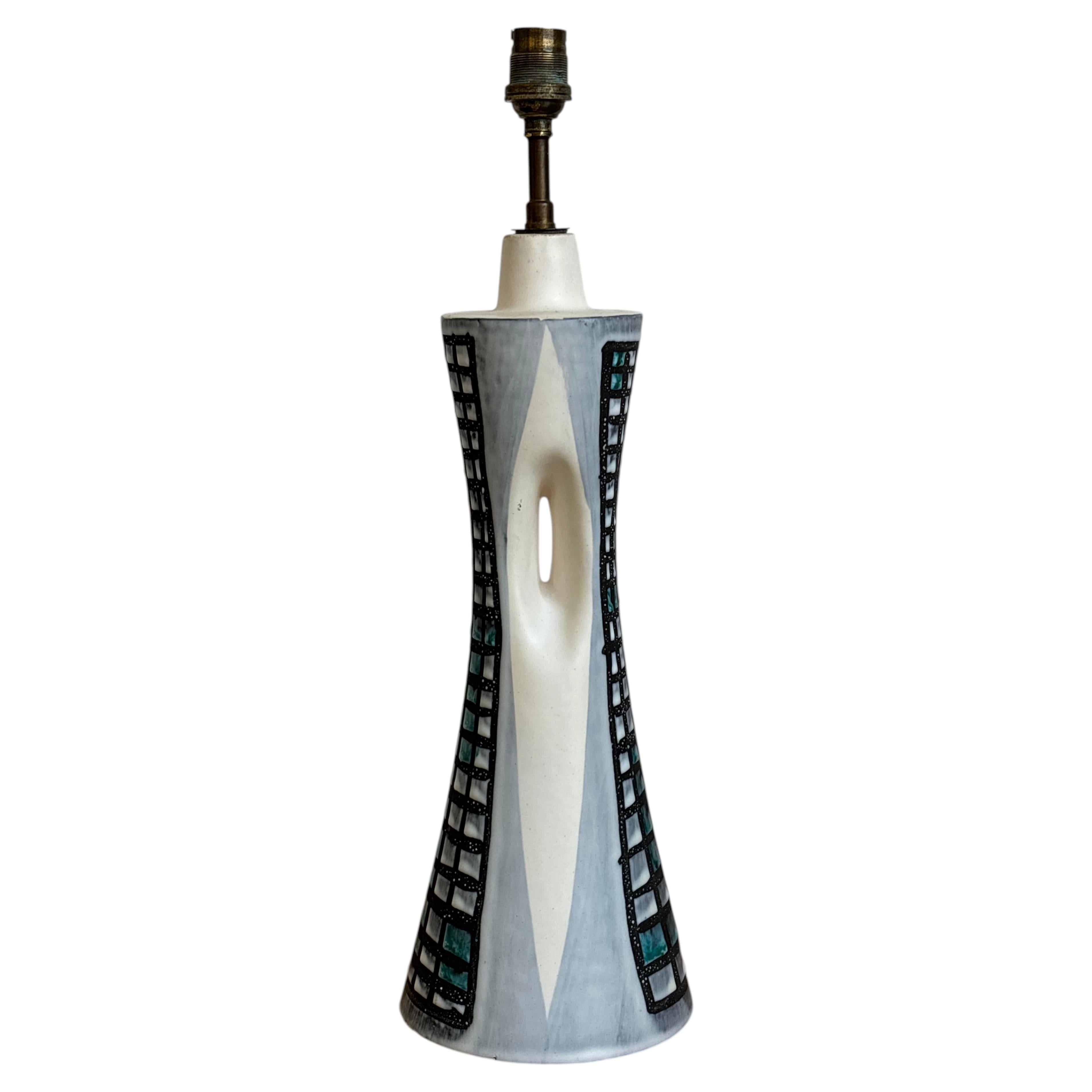 Nice lamp by Roger Capron in ceramic, Vallauris, france 1960