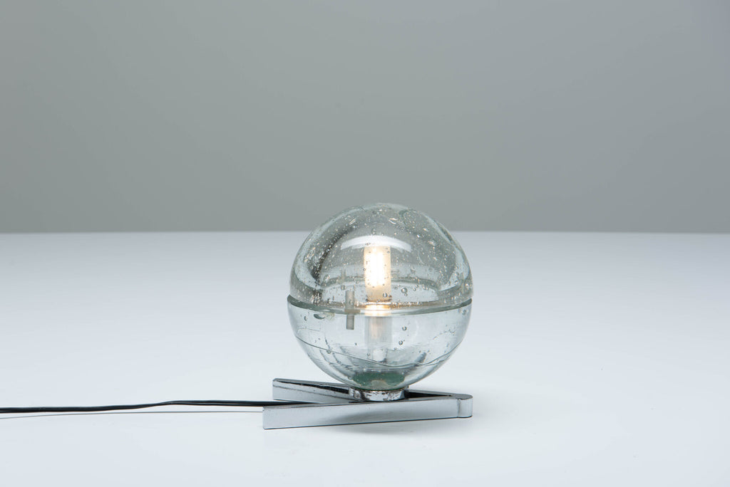 Albano Poli Glass Globe Table Lamp
