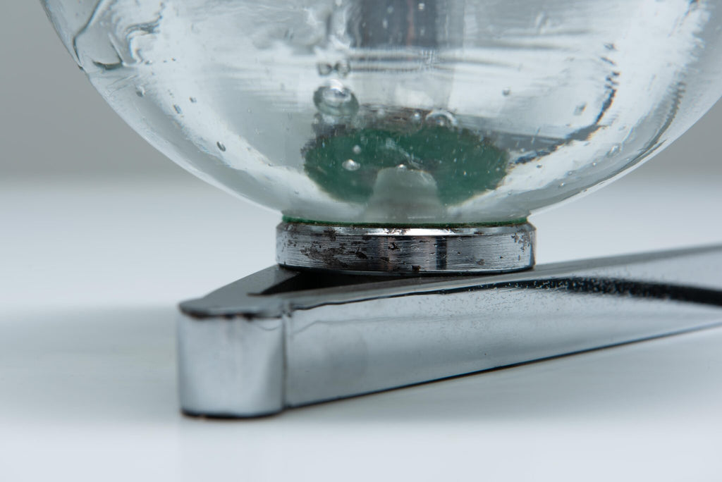 Albano Poli Glass Globe Table Lamp