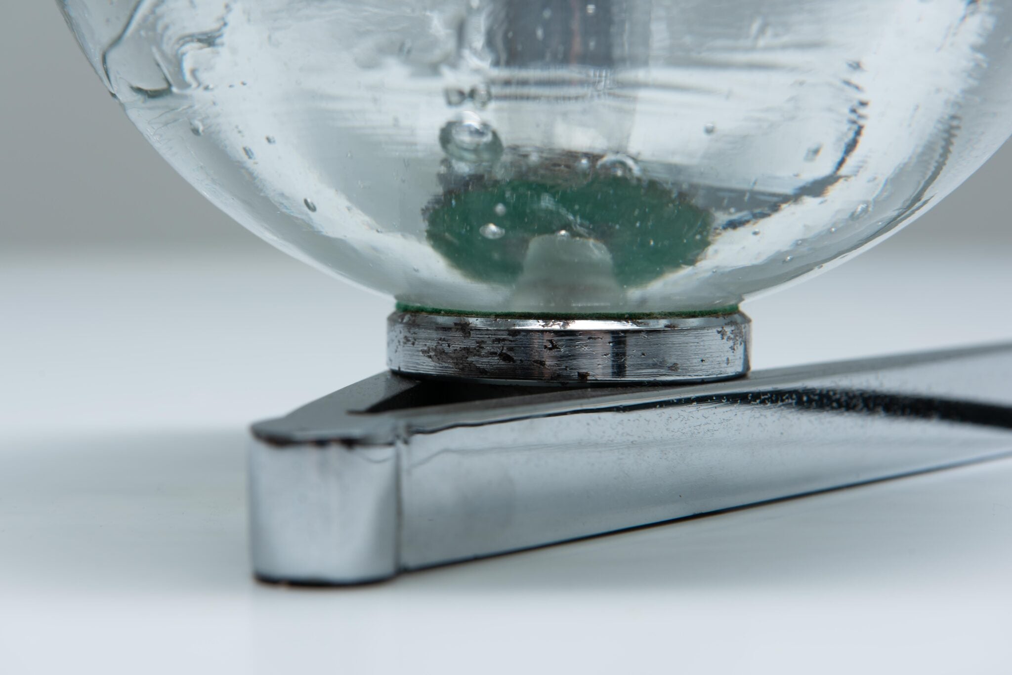 Albano Poli Glass Globe Table Lamp