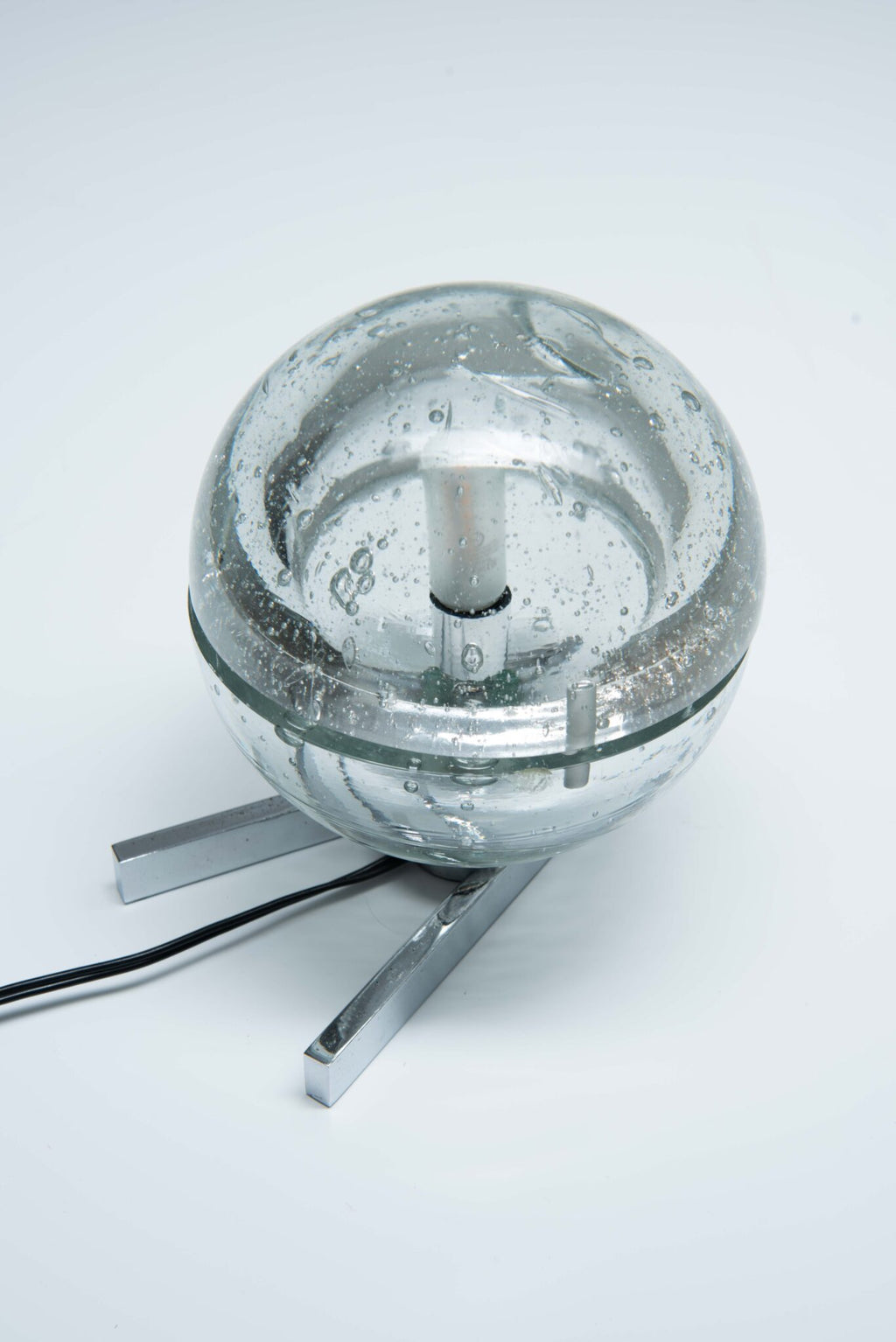 Albano Poli Glass Globe Table Lamp