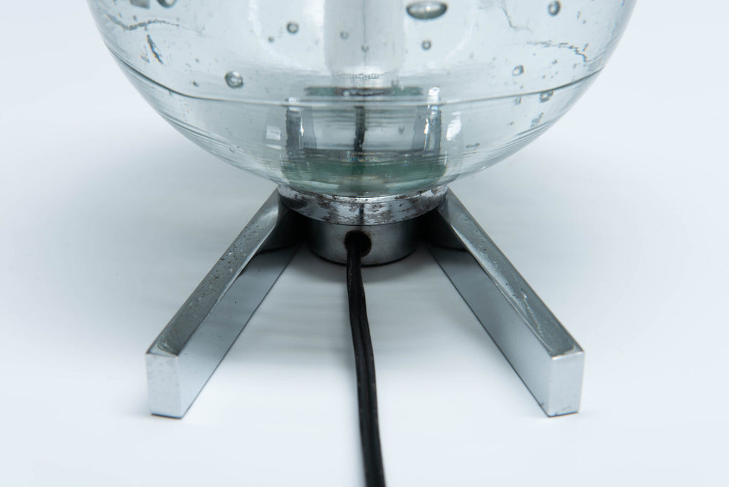 Albano Poli Glass Globe Table Lamp